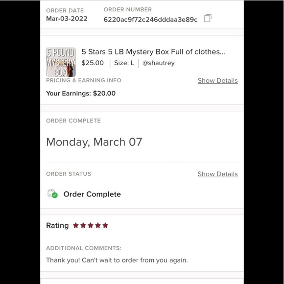 5 Stars 5LB Mystery Box Full of Clothes 30 dollars - Picture 8 of 8